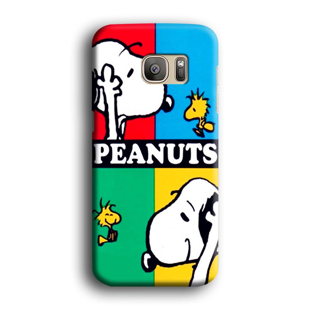 Snoopy and Woodstock Samsung Galaxy S7 Edge 3D Case-Xtracase