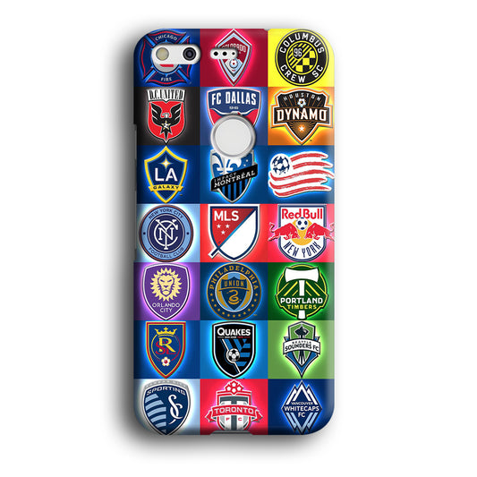 Soccer Teams MLS Google Pixel XL 3D Case