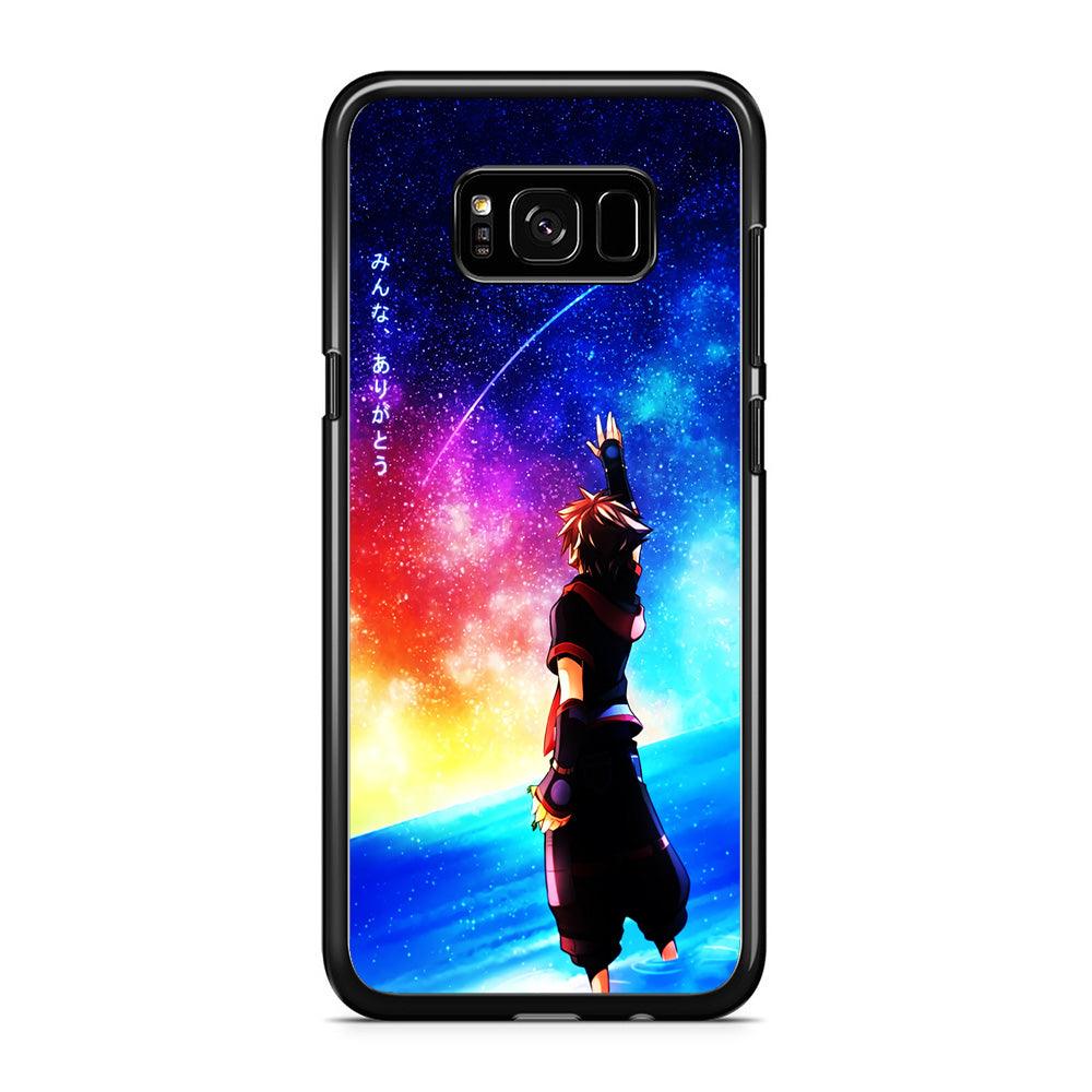 Sora Kingdom Hearts Samsung Galaxy S8 Case-Rubber / Black (2D Case)-Xtracase