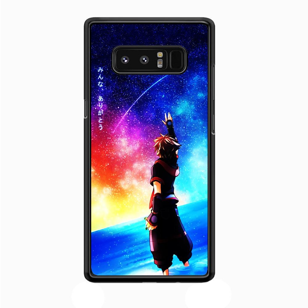 Sora Kingdom Hearts Samsung Galaxy Note 8 Case-Plastic / Full Wrap (3D Case)-Xtracase