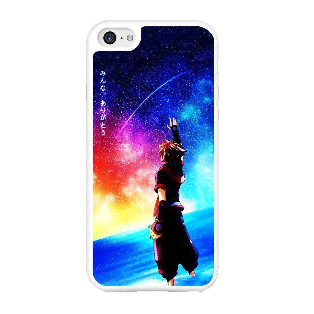 Sora Kingdom Hearts iPhone 6 | 6s Case-Rubber / White (2D Case)-Xtracase