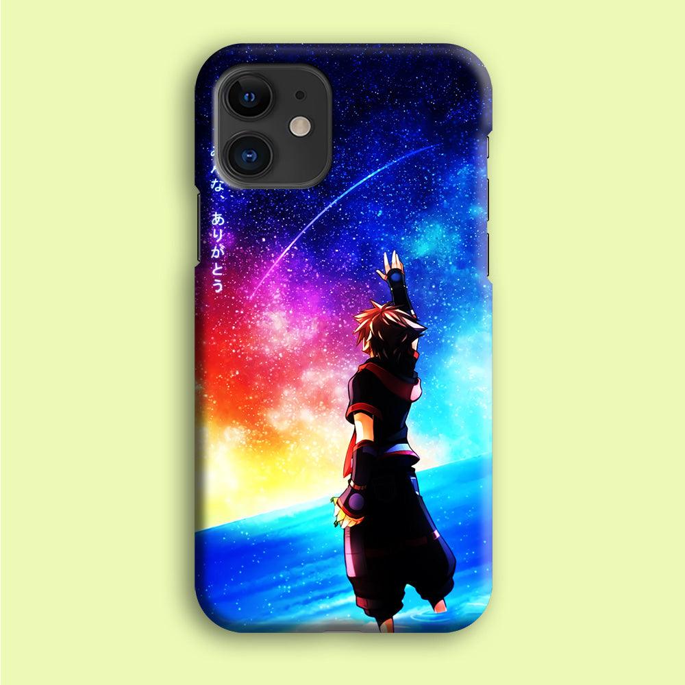 Sora Kingdom Hearts iPhone 12 Case-Plastic / Full Wrap (3D Case)-Xtracase