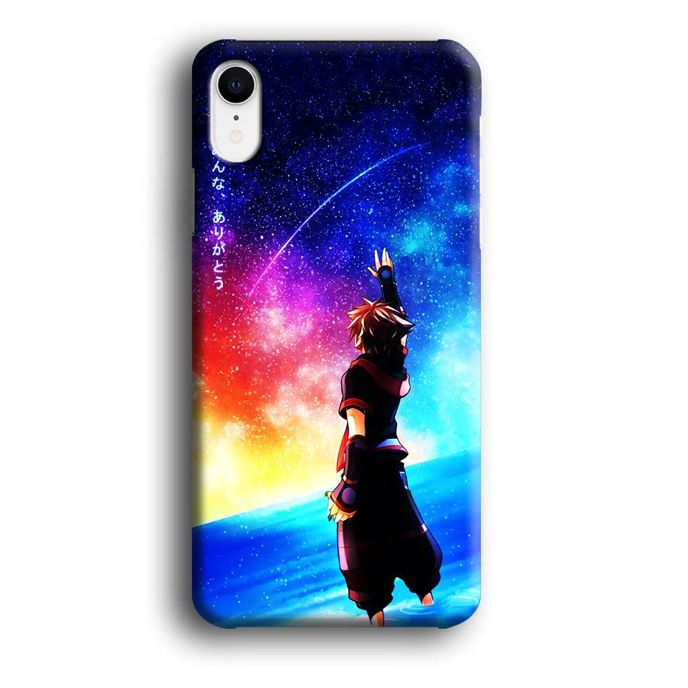 Sora Kingdom Hearts iPhone XR Case-Plastic / Full Wrap (3D Case)-Xtracase