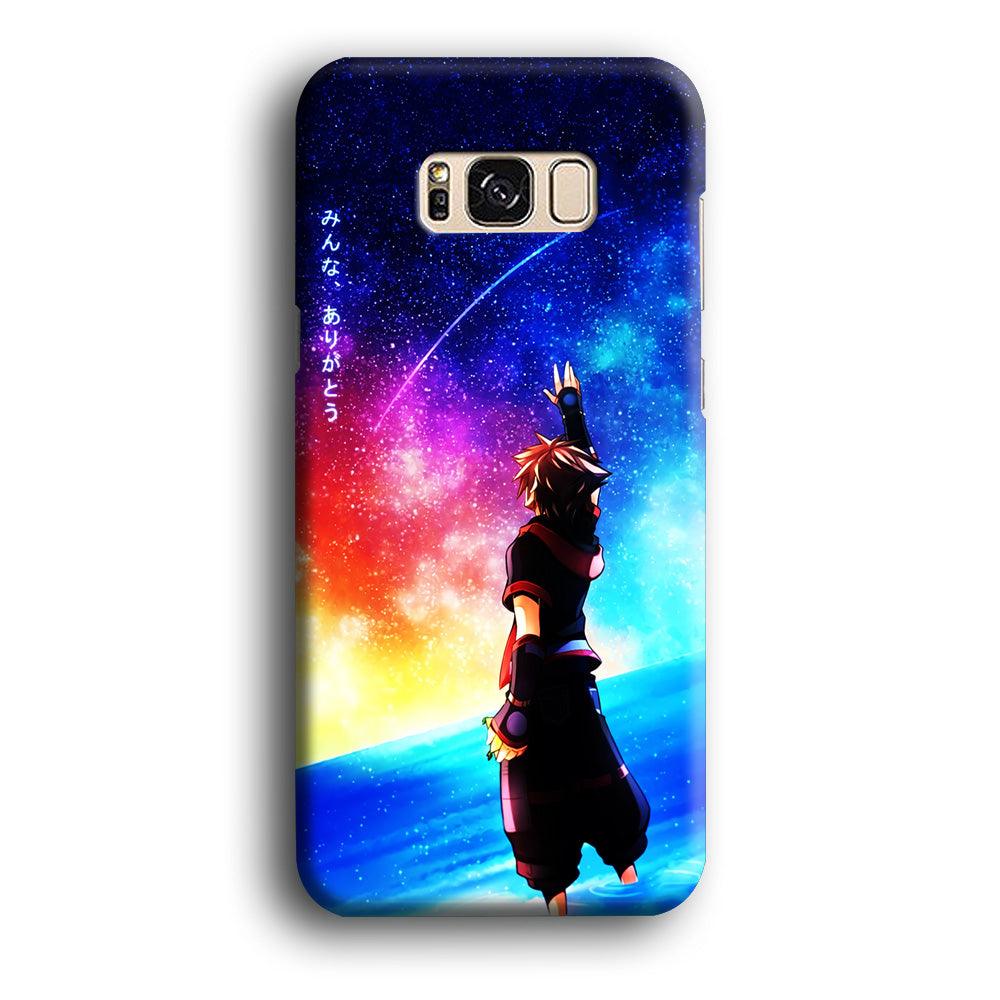 Sora Kingdom Hearts Samsung Galaxy S8 Case-Plastic / Full Wrap (3D Case)-Xtracase