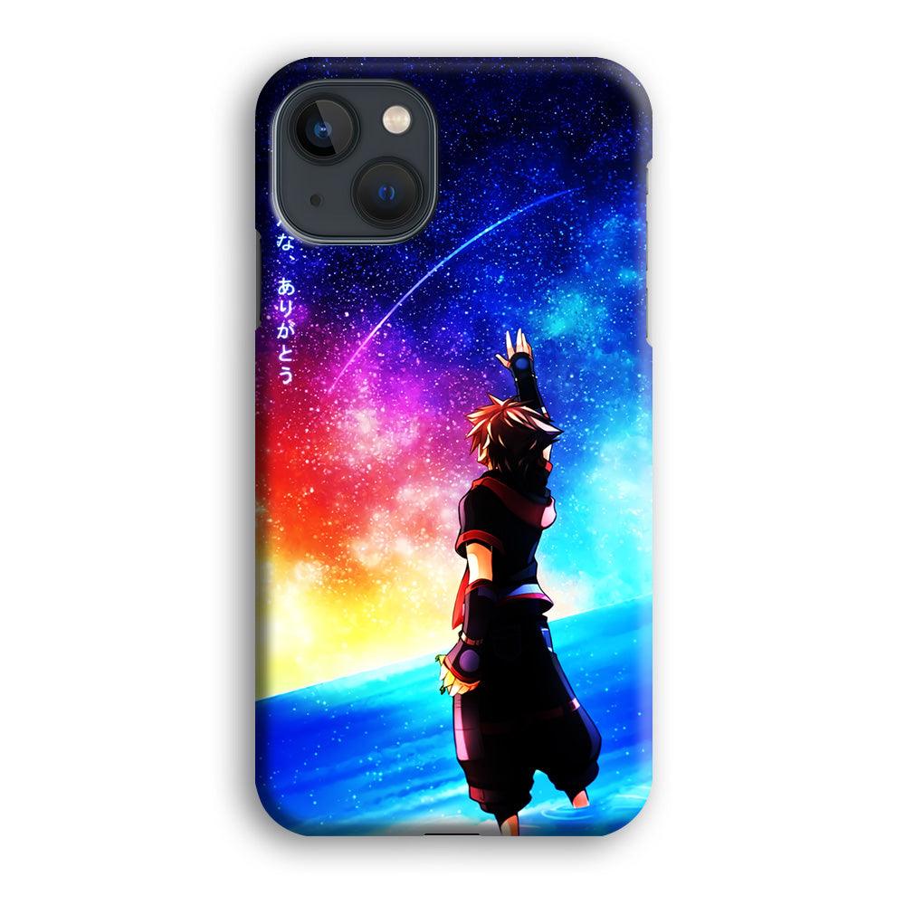 Sora Kingdom Hearts iPhone 13 Mini Case-Plastic / Full Wrap (3D Case)-Xtracase