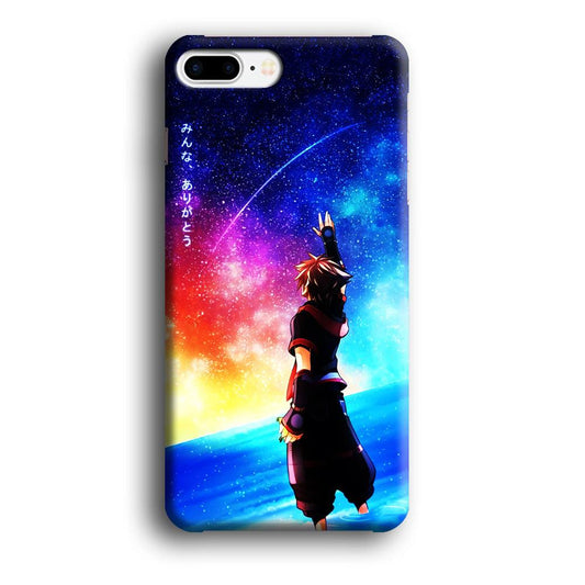Sora Kingdom Hearts iPhone 8 Plus Case-Plastic / Full Wrap (3D Case)-Xtracase