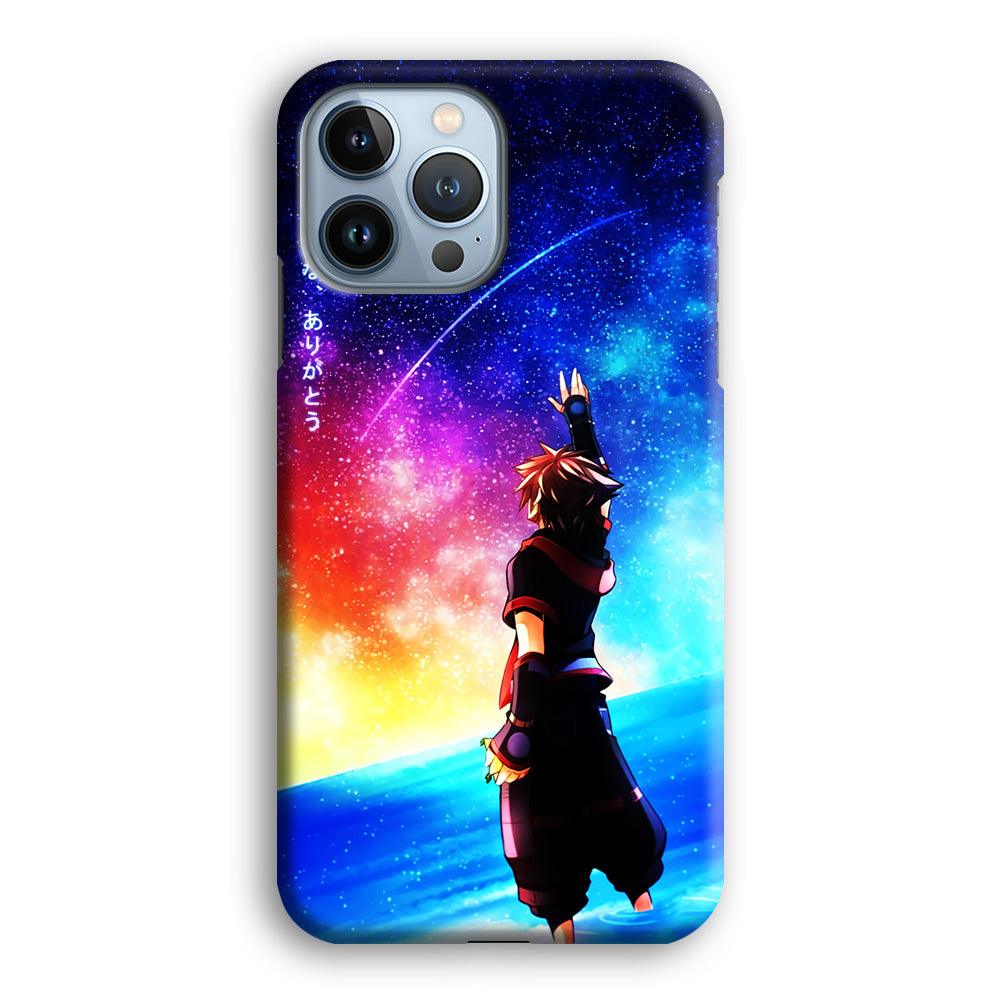 Sora Kingdom Hearts iPhone 13 Pro Max Case-Plastic / Full Wrap (3D Case)-Xtracase