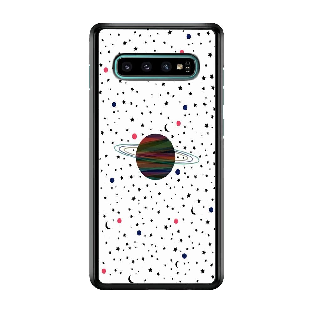 Space Pattern 001 Samsung Galaxy S10 Case-Plastic / Full Wrap (3D Case)-Xtracase