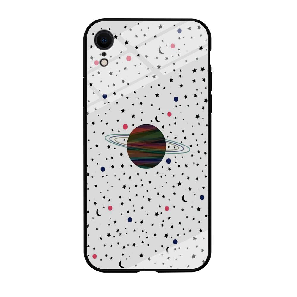 Space Pattern 001 iPhone XR Case-Tempered Glass Case-Xtracase