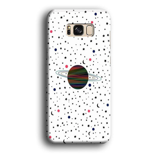 Space Pattern 001 Samsung Galaxy S8 Case-Plastic / Full Wrap (3D Case)-Xtracase