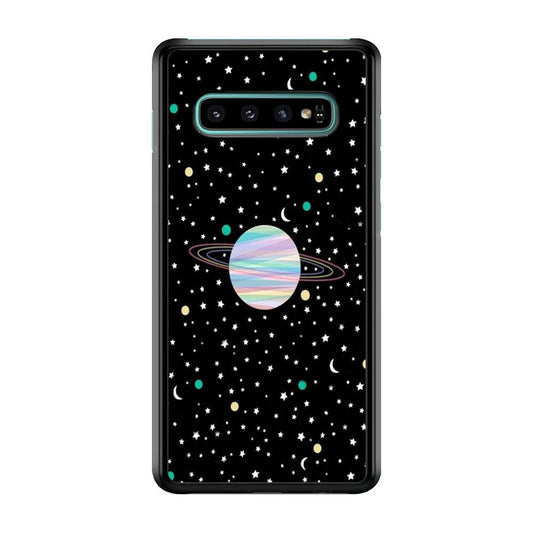 Space Pattern 002 Samsung Galaxy S10 Case-Plastic / Full Wrap (3D Case)-Xtracase