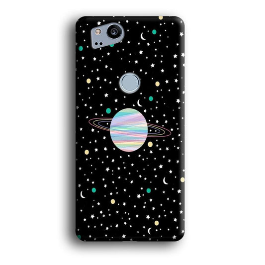 Space Pattern 002 Google Pixel 2 3D Case-Xtracase