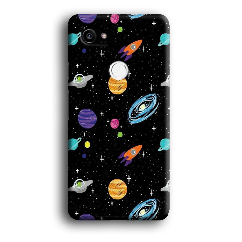 Space Pattern 003 Google Pixel 2 XL 3D Case-Xtracase