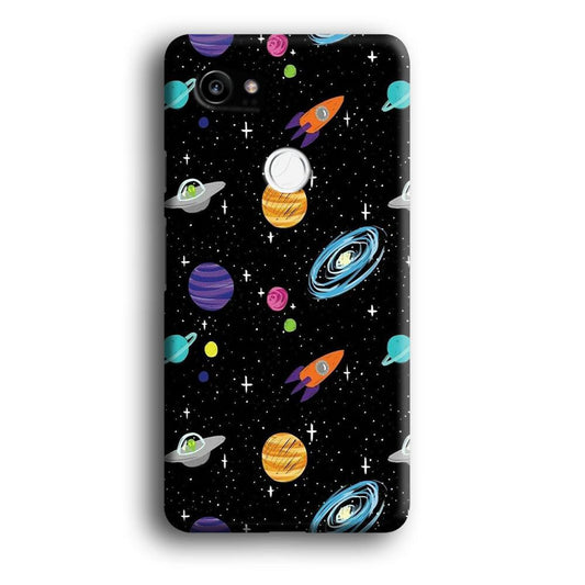 Space Pattern 003 Google Pixel 2 XL 3D Case-Xtracase