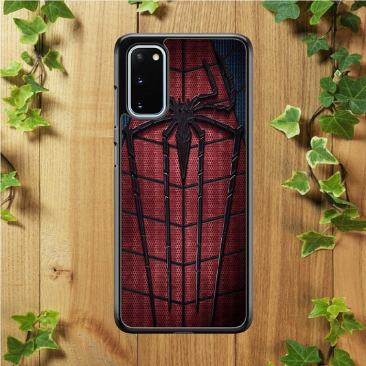 Spiderman 001 Samsung Galaxy S20 Case-Rubber / White (2D Case)-Xtracase