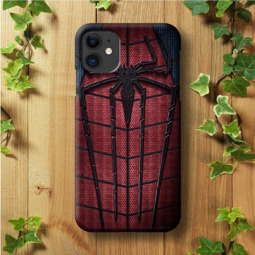 Spiderman 001 iPhone 11 Case-Plastic / Full Wrap (3D Case)-Xtracase