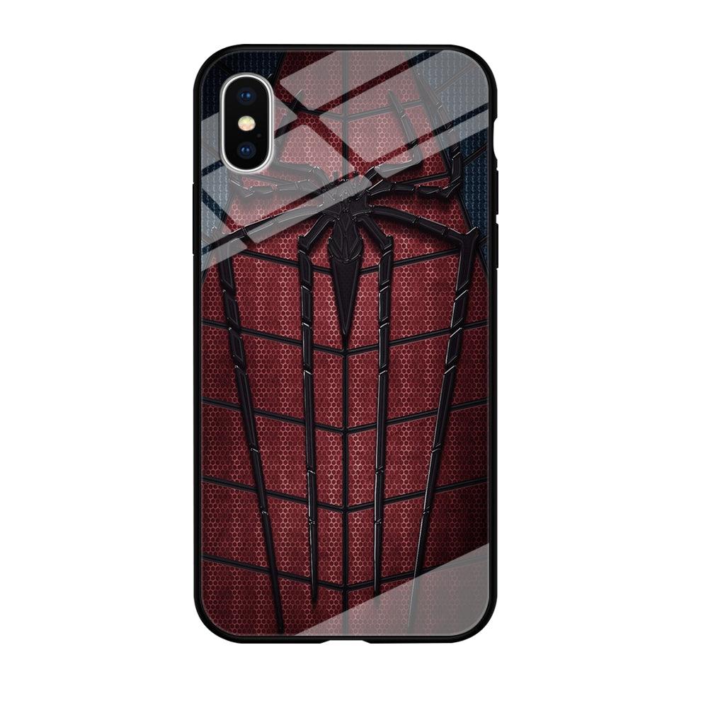Spiderman 001 iPhone Xs Max Case-Tempered Glass Case-Xtracase