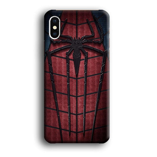 Spiderman 001 iPhone Xs Case-Plastic / Full Wrap (3D Case)-Xtracase