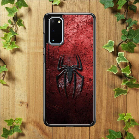 Spiderman 002 Samsung Galaxy S20 Case-Rubber / Black (2D Case)-Xtracase