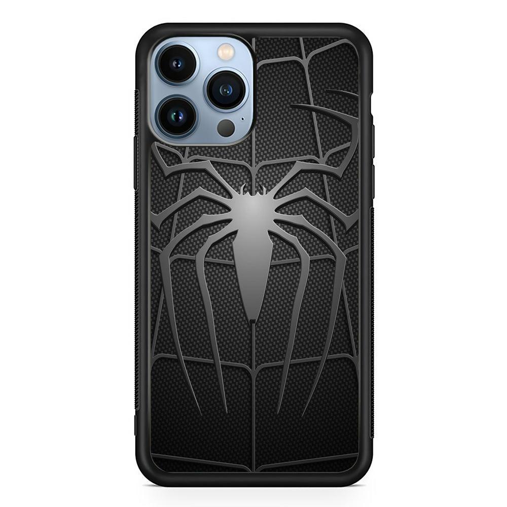 Spiderman 003 iPhone 13 Pro Case-Rubber / Black (2D Case)-Xtracase