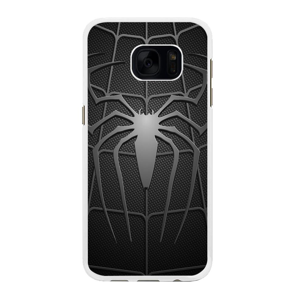 Spiderman 003 Samsung Galaxy S7 Edge Case-Rubber / White (2D Case)-Xtracase