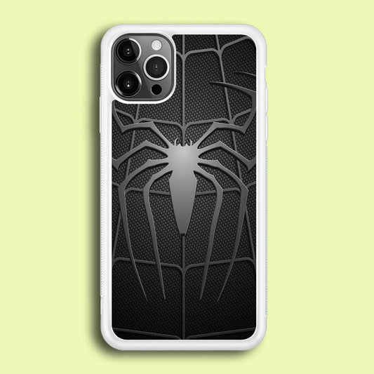 Spiderman 003 iPhone 12 Pro Case-Rubber / White (2D Case)-Xtracase