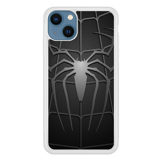 Spiderman 003 iPhone 13 Mini Case-Rubber / White (2D Case)-Xtracase