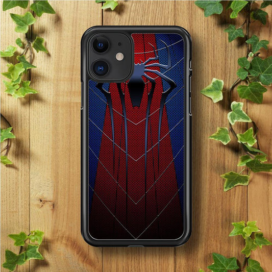 Spiderman 004 iPhone 11 Case-Rubber / Black (2D Case)-Xtracase