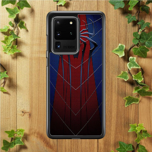 Spiderman 004 Samsung Galaxy S20 Ultra Case-Rubber / Black (2D Case)-Xtracase