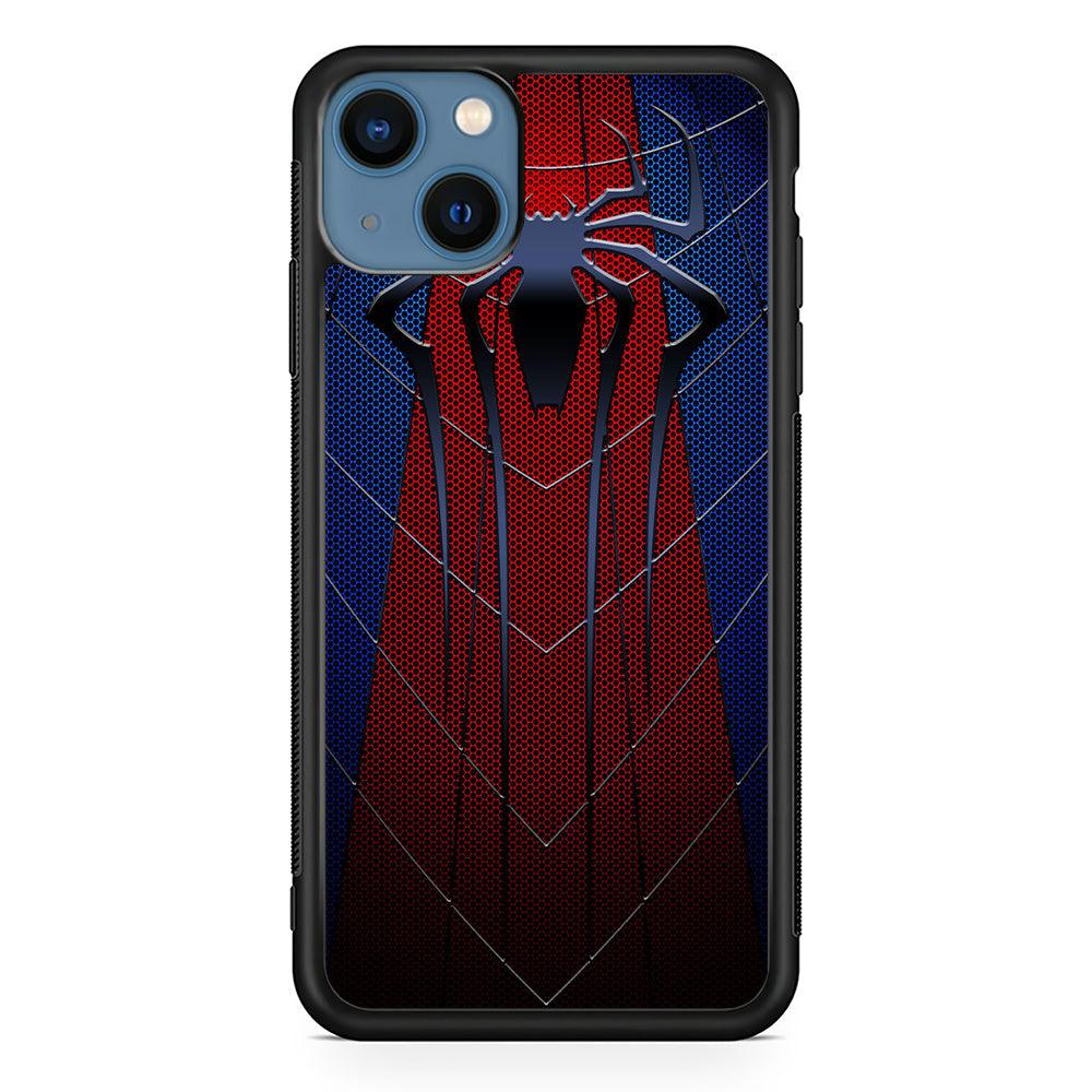 Spiderman 004 iPhone 13 Mini Case-Rubber / Black (2D Case)-Xtracase