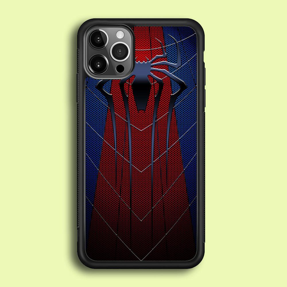 Spiderman 004 iPhone 12 Pro Case-Rubber / Black (2D Case)-Xtracase
