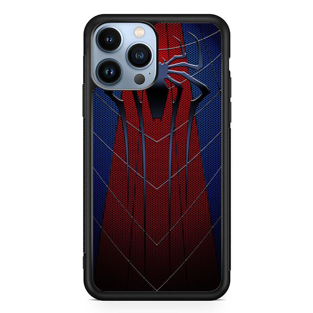 Spiderman 004 iPhone 13 Pro Case-Rubber / Black (2D Case)-Xtracase