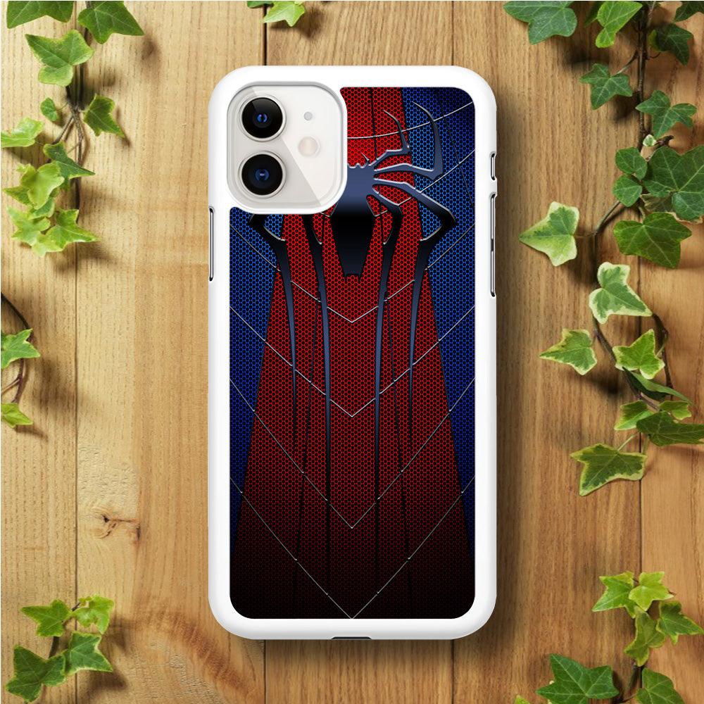 Spiderman 004 iPhone 11 Case-Rubber / White (2D Case)-Xtracase