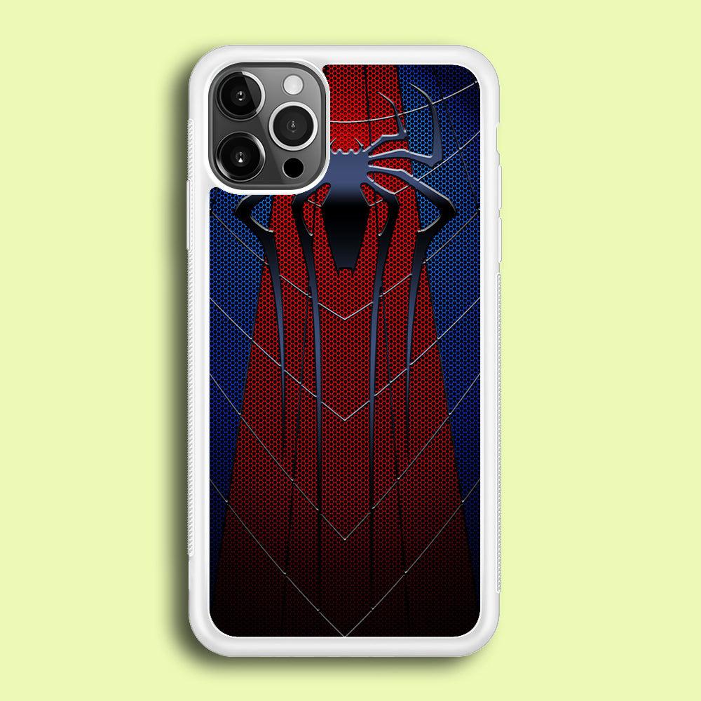Spiderman 004 iPhone 12 Pro Max Case-Rubber / White (2D Case)-Xtracase