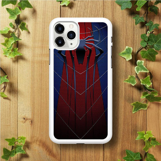 Spiderman 004 iPhone 11 Pro Max Case-Rubber / White (2D Case)-Xtracase
