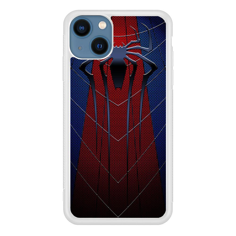 Spiderman 004 iPhone 13 Mini Case-Rubber / White (2D Case)-Xtracase