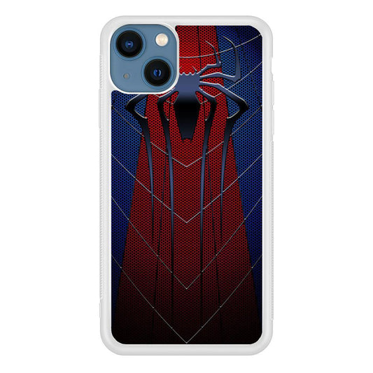 Spiderman 004 iPhone 13 Mini Case-Rubber / White (2D Case)-Xtracase