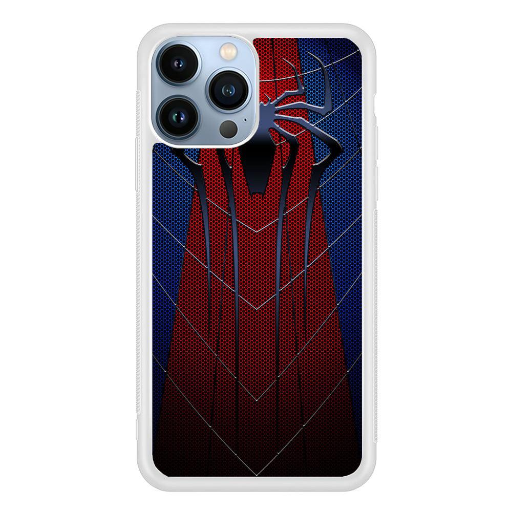 Spiderman 004 iPhone 13 Pro Case-Rubber / White (2D Case)-Xtracase