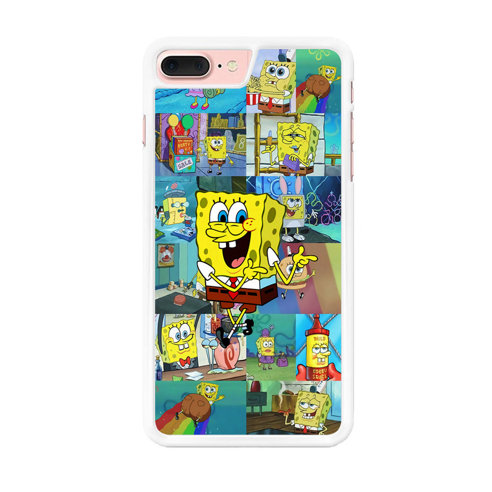 Spongebob Cartoon Aesthetic iPhone 8 Plus Case