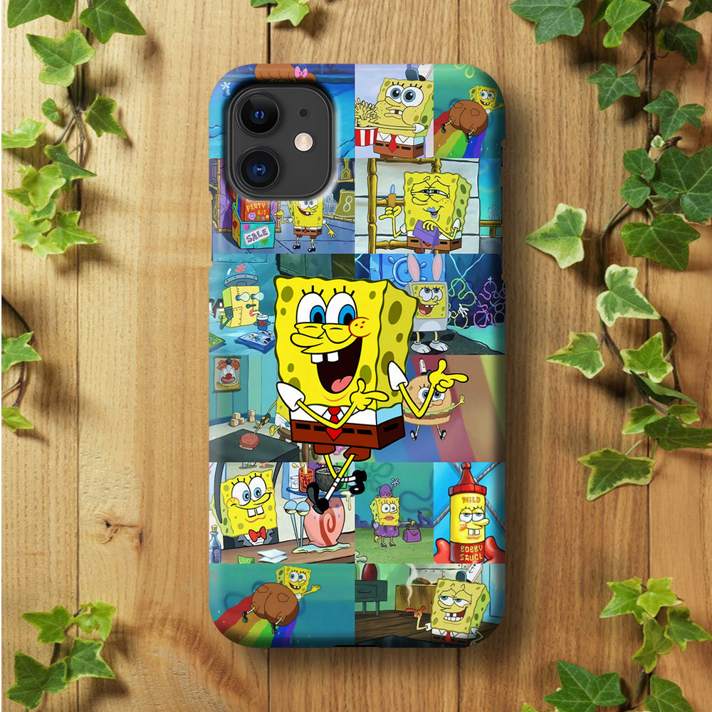 Spongebob Cartoon Aesthetic iPhone 11 Case