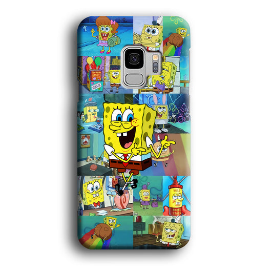 Spongebob Cartoon Aesthetic Samsung Galaxy S9 Case