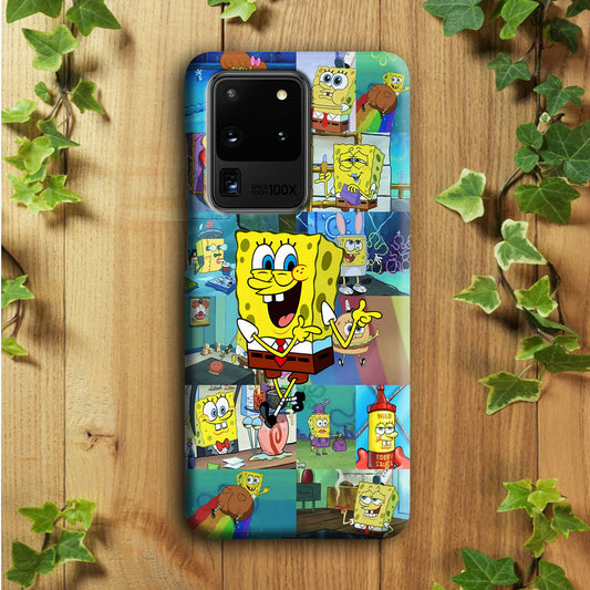 Spongebob Cartoon Aesthetic Samsung Galaxy S20 Ultra Case