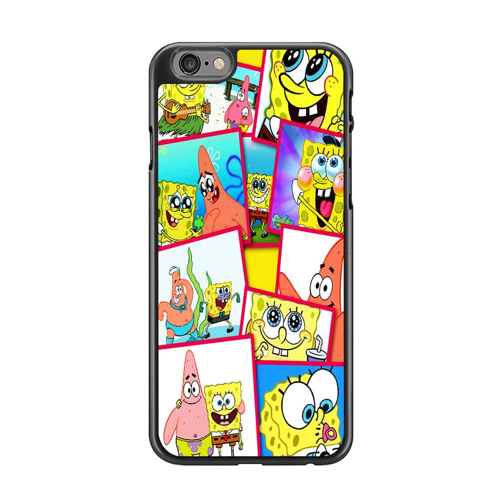 Spongebob Patrick Friendship iPhone 6 | 6s Case-Rubber / Black (2D Case)-Xtracase