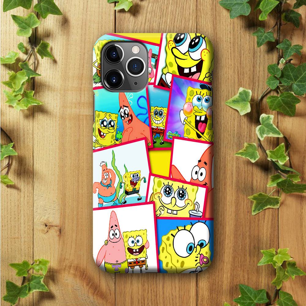 Spongebob Patrick Friendship iPhone 11 Pro Case-Plastic / Full Wrap (3D Case)-Xtracase