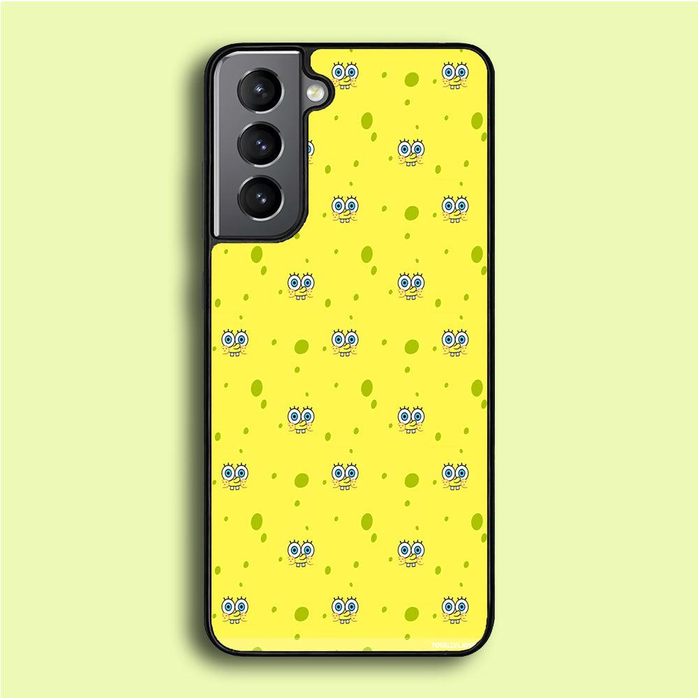 Spongebob's Face Pattern Samsung Galaxy A16 Case-Plastic / Full Wrap (3D Case)-Xtracase