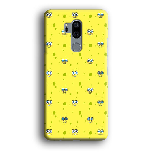 Spongebob's Face Pattern LG G7 ThinQ 3D Case