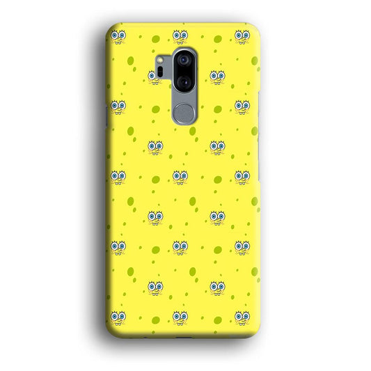 Spongebob's Face Pattern LG G7 ThinQ 3D Case-Xtracase