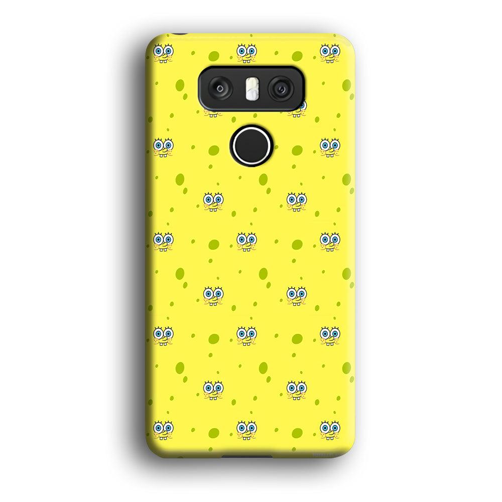 Spongebob's Face Pattern LG G6 3D Case-Xtracase