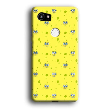 Spongebob's Face Pattern Google Pixel 2 XL 3D Case