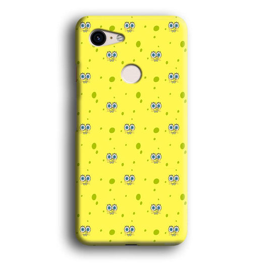 Spongebob's Face Pattern Google Pixel 3 XL 3D Case-Xtracase
